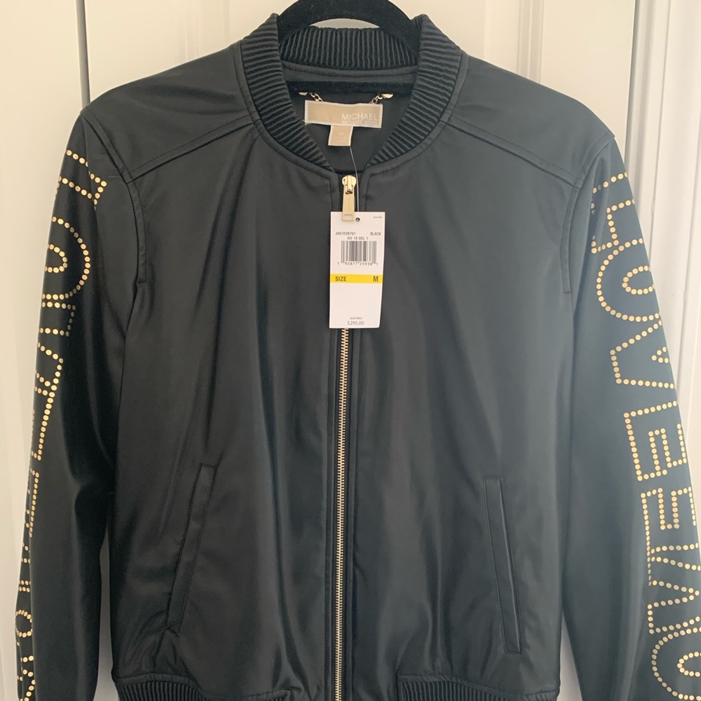 Michael by Michael Kors Love Bomber Jacket- Size M